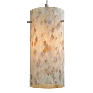 Capri 5'' Wide 1-Light Mini Pendant - Satin Nickel 4