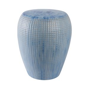 FLINTSIDE BLUE GARDEN STOOL 18 (IN) 5