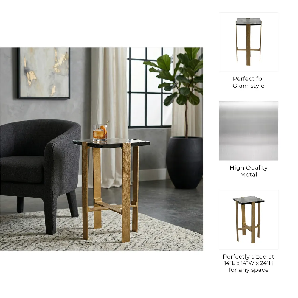 BENNETROSE GOLD TABLE 24 (IN)