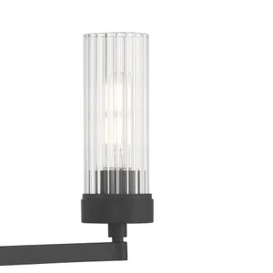 Lida 14'' Wide 2-Light Vanity Light - Matte Black 4
