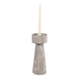 CARLIN GRAY CANDLE HOLDER 12 (IN) 3