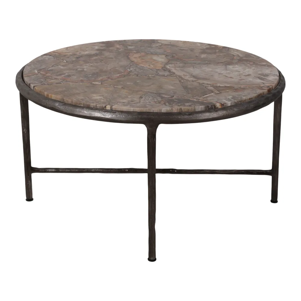NORASTONE SILVER COFFEE TABLE 17 (IN)