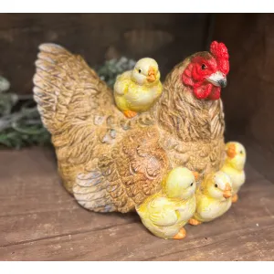 Chicken Family 7.5x5.2x5.5in 2