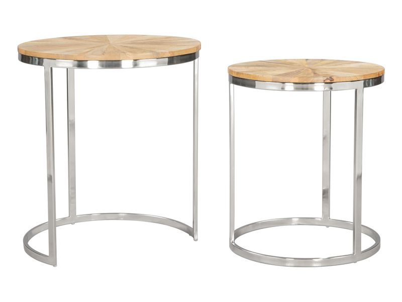 Bari Nesting Table Set Natural 5