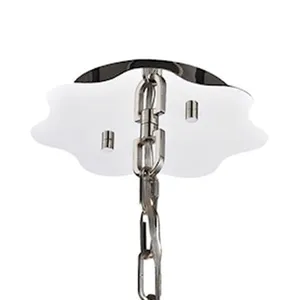 Villoy 24'' Wide 4-Light Chandelier - Polished Nickel 3