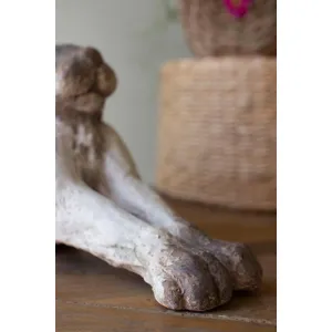 Faux Concrete Reclining Rabbit 7