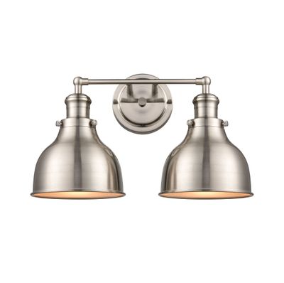 Haralson 17″ Wide 2-Light Vanity Light - Satin Nickel