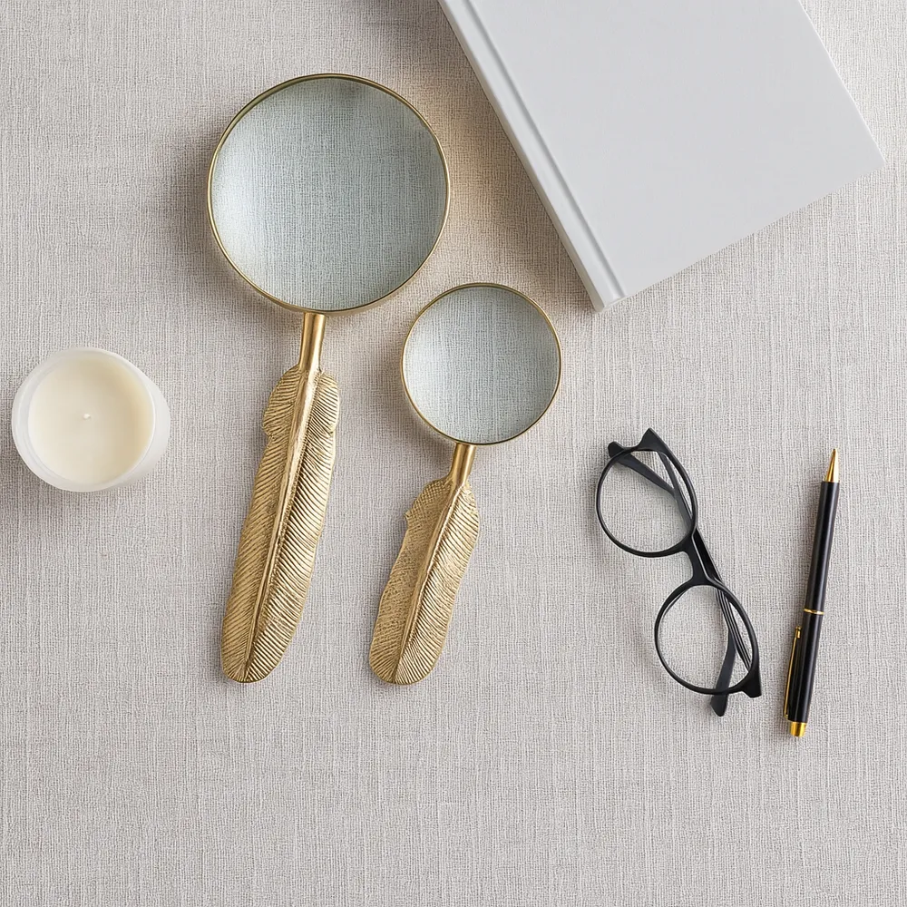 DYLANLAND SET OF 2 GOLD DECOR 1 (IN)