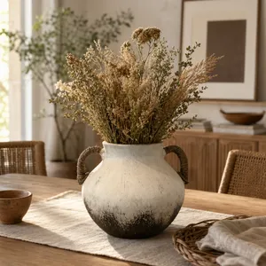 ALMAMILL WHITE VASE 10 (IN) 2