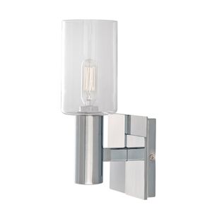 Emery 9.5'' High 1-Light Sconce - Chrome 1