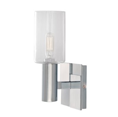 Emery 9.5″ High 1-Light Sconce - Chrome