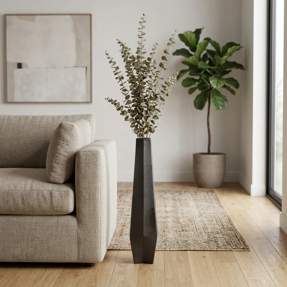 CANTONSTONE GRAY VASE 31 (IN)
