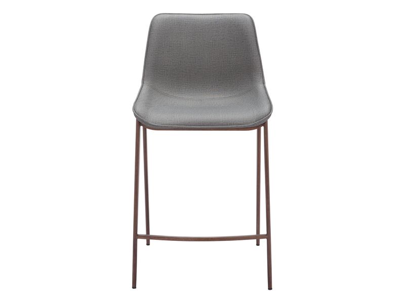 Magnus Counter Stool Slate Gray & Walnut 4