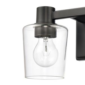 Celia 12'' Wide 2-Light Vanity Light - Matte Black 6
