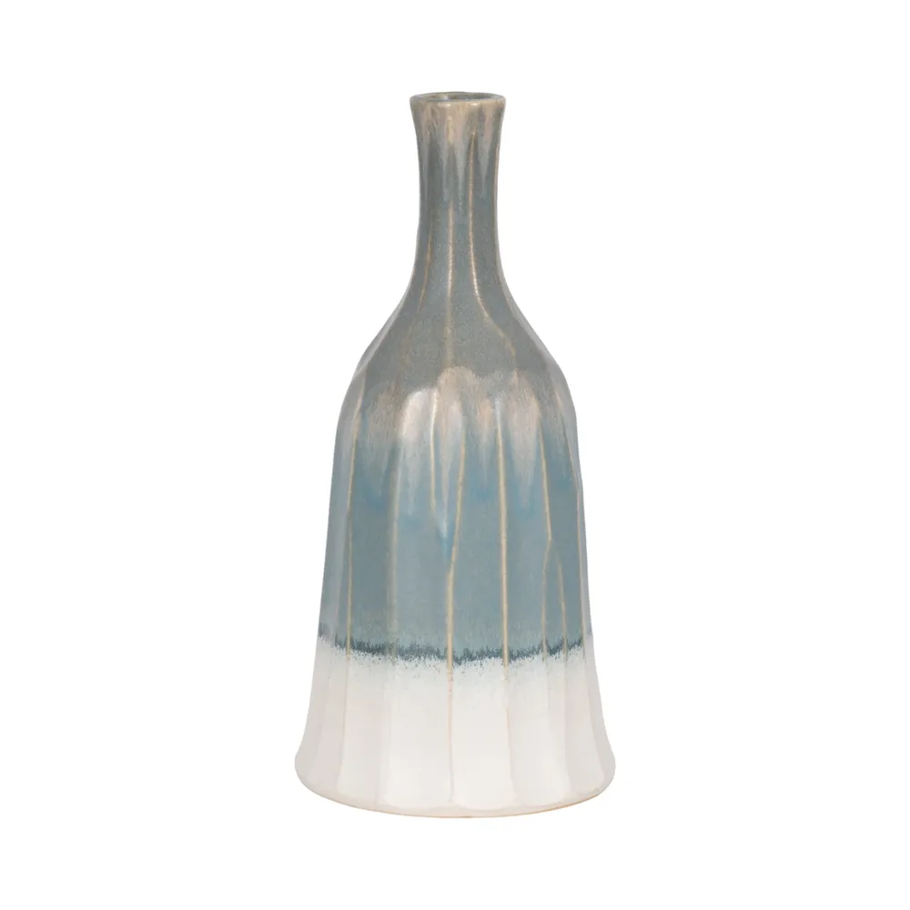 CARVERPORT BLUE VASE 15 (IN)