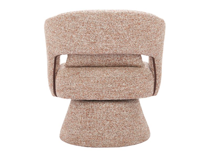 Liva Swivel Chair Frosty Brown 5