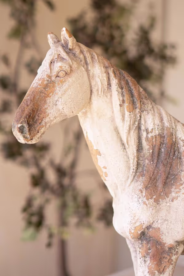 Faux Concrete Horse