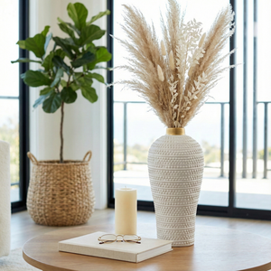 VERNONHOLM WHITE VASE 14 (IN) 10