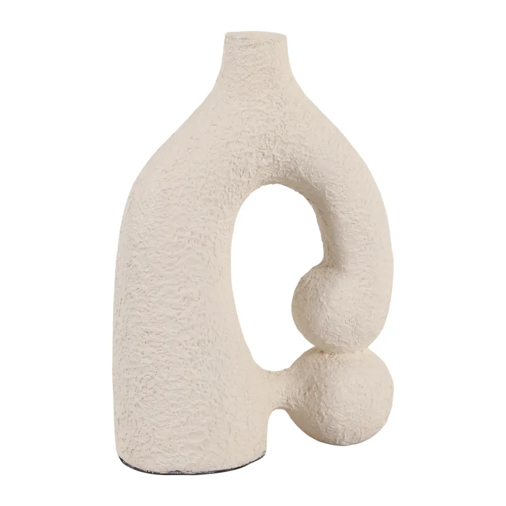 EMMONSHAM WHITE VASE 13 (IN)