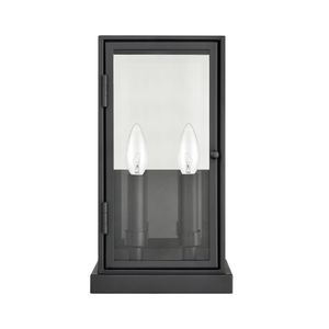 Foundation 13'' High 2-Light Outdoor Sconce - Matte Black 2