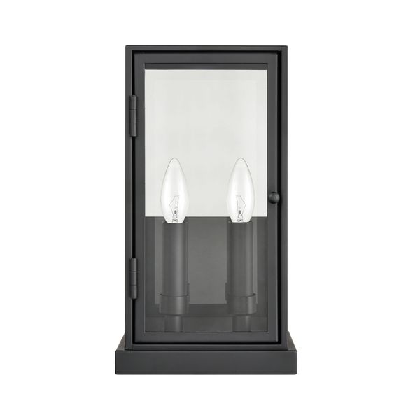Foundation 13'' High 2-Light Outdoor Sconce - Matte Black