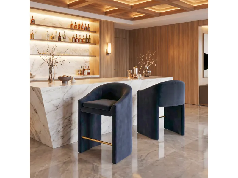 Emas Counter Stool Midnight Gray 11