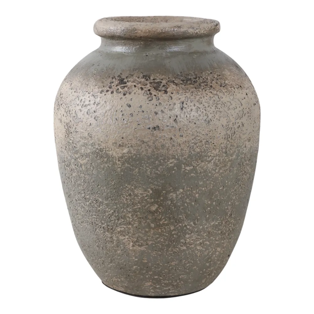 DUNCANRUN IVORY VASE 12 (IN)