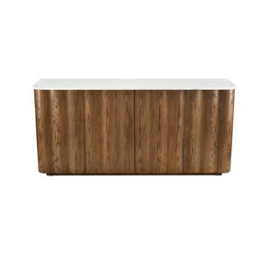 Woodside Credenza - Medium Oak 2