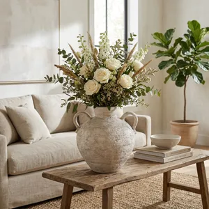 BURTONHOLM IVORY VASE 16 (IN) 2