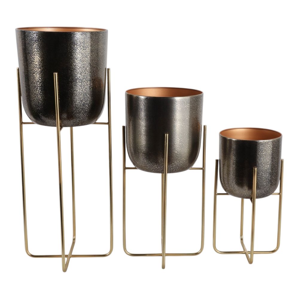 SKYECROSS SET OF 3 BRONZE PLANTER 27 (IN)