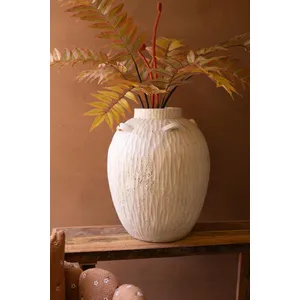 Stone Composite Urn with Four Handles 1