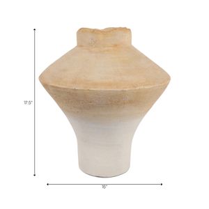 ELDERSHAW WHITE VASE 18 (IN) 10
