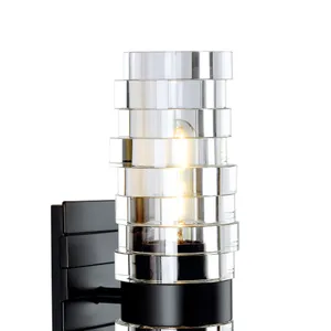 Murano 13.5'' High 2-Light Sconce - Matte Black 4