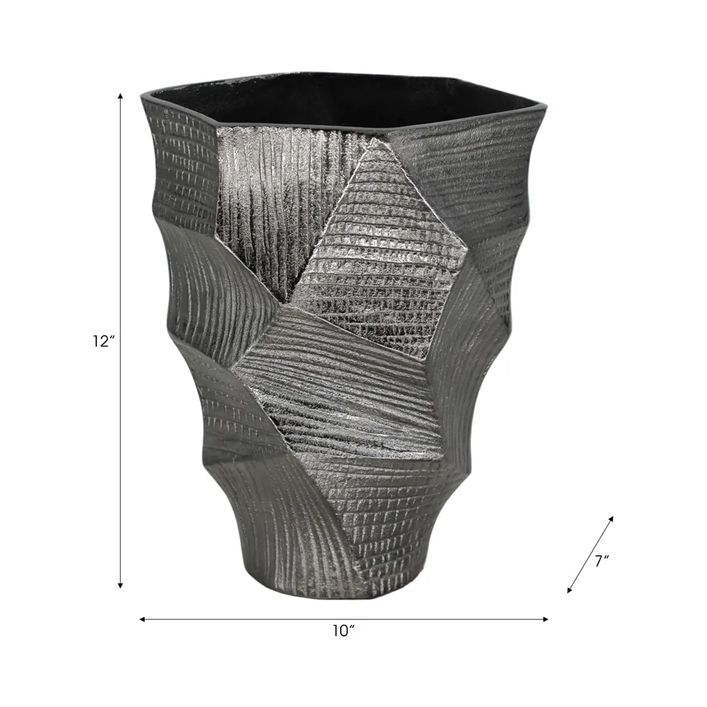 HARLANLEY GRAY VASE 12 (IN)