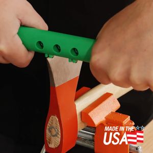 Axe & Tool Sharpener Packaged - GREEN 3