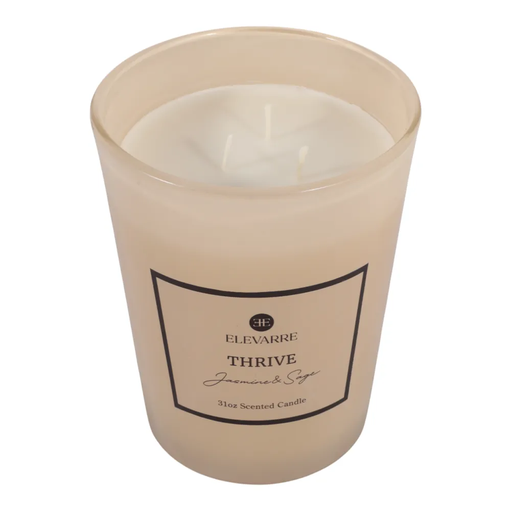 ROWANSTONE THRIVE JASMINE & SAGE CANDLE 7 (IN)