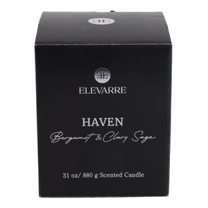 ROWANSTONE HAVEN BERGAMONT & CLARY CANDLE 7 (IN) 8