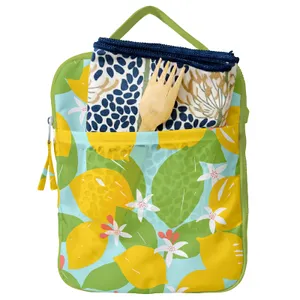 Lemon Blossoms Lunch Tote 5