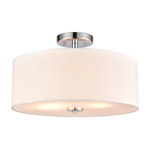 Oak Valley 16'' Wide 2-Light Flush Mount - Chrome 1