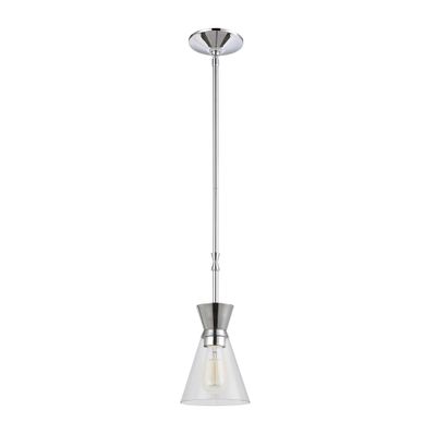 Modley 6″ Wide 1-Light Mini Pendant - Polished Chrome
