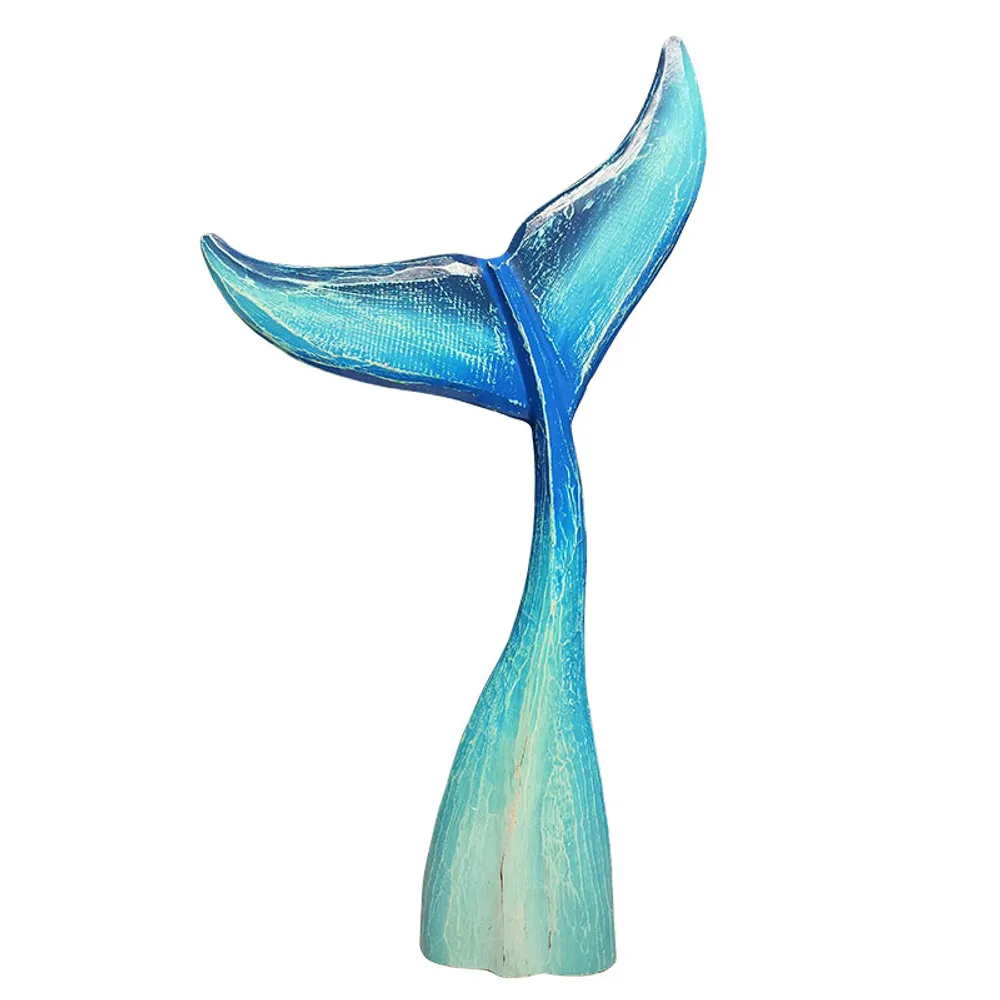 33" SHADES OF BLUE WHALE TAIL