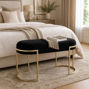 RUBYSTONE BLACK BENCH 19 (IN) 11
