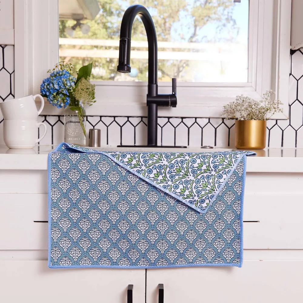 Blaire Blue Eco Kitchen Tea Towel