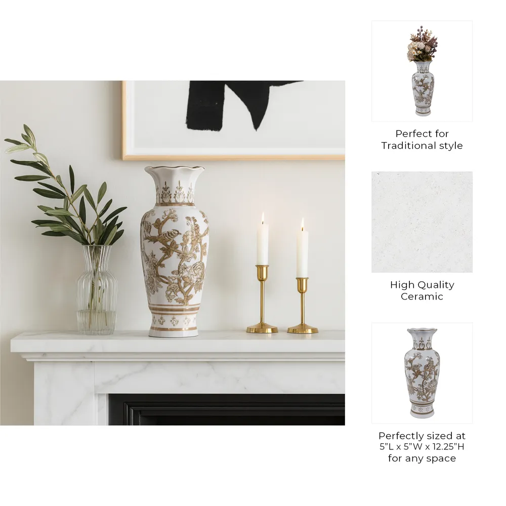 CHLOEWOOD BROWN CHINOISERIE 13 (IN)