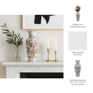 CHLOEWOOD BROWN CHINOISERIE 13 (IN) 10