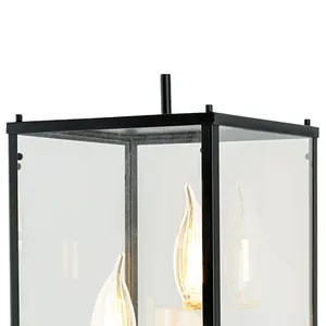 Back Bay 23.25'' High 3-Light Outdoor Post Light - Matte Black 4