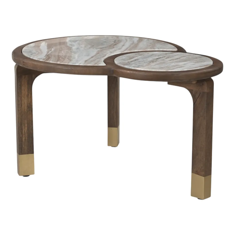 MORTONFIELD BROWN COFFEE TABLE 17 (IN)