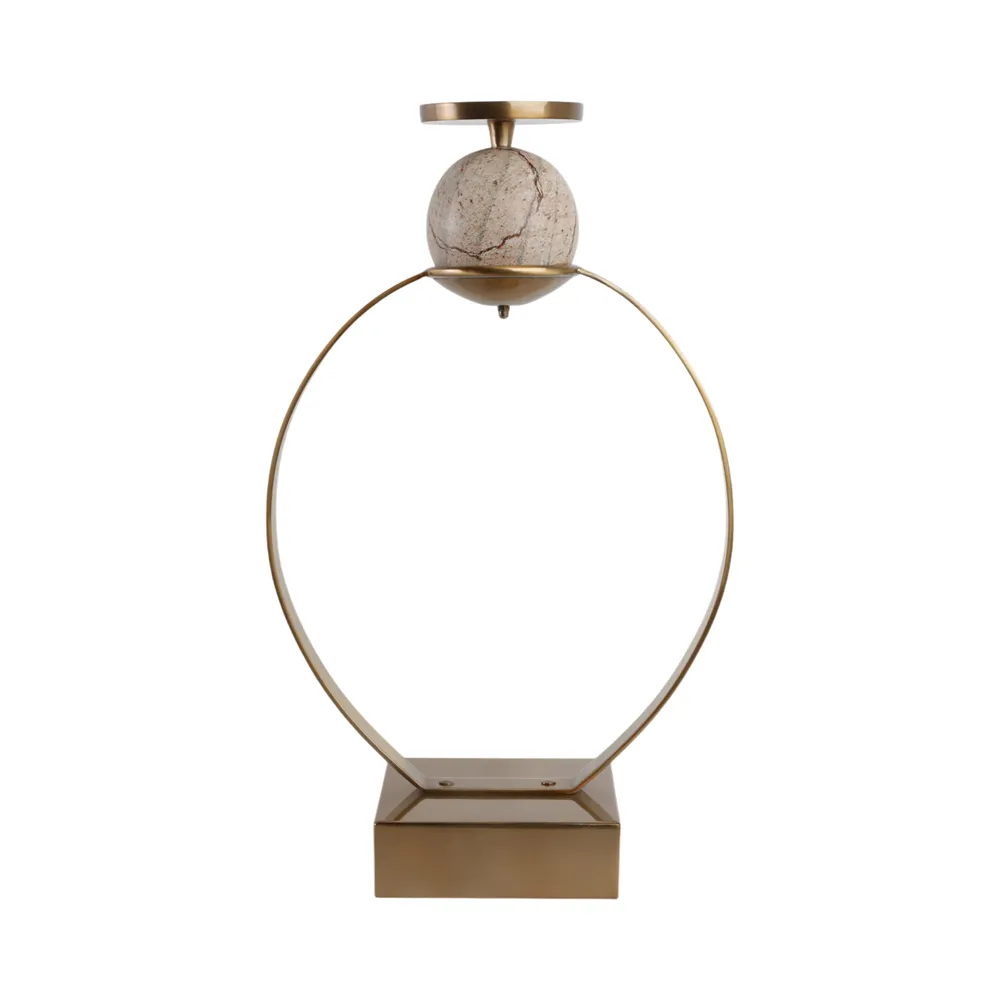 GRAYDONDALE GOLD CANDLE HOLDER 26 (IN)