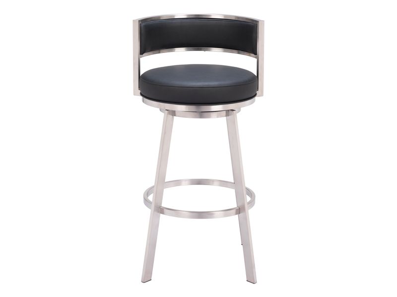 Gimsby Swivel Barstool Black 4