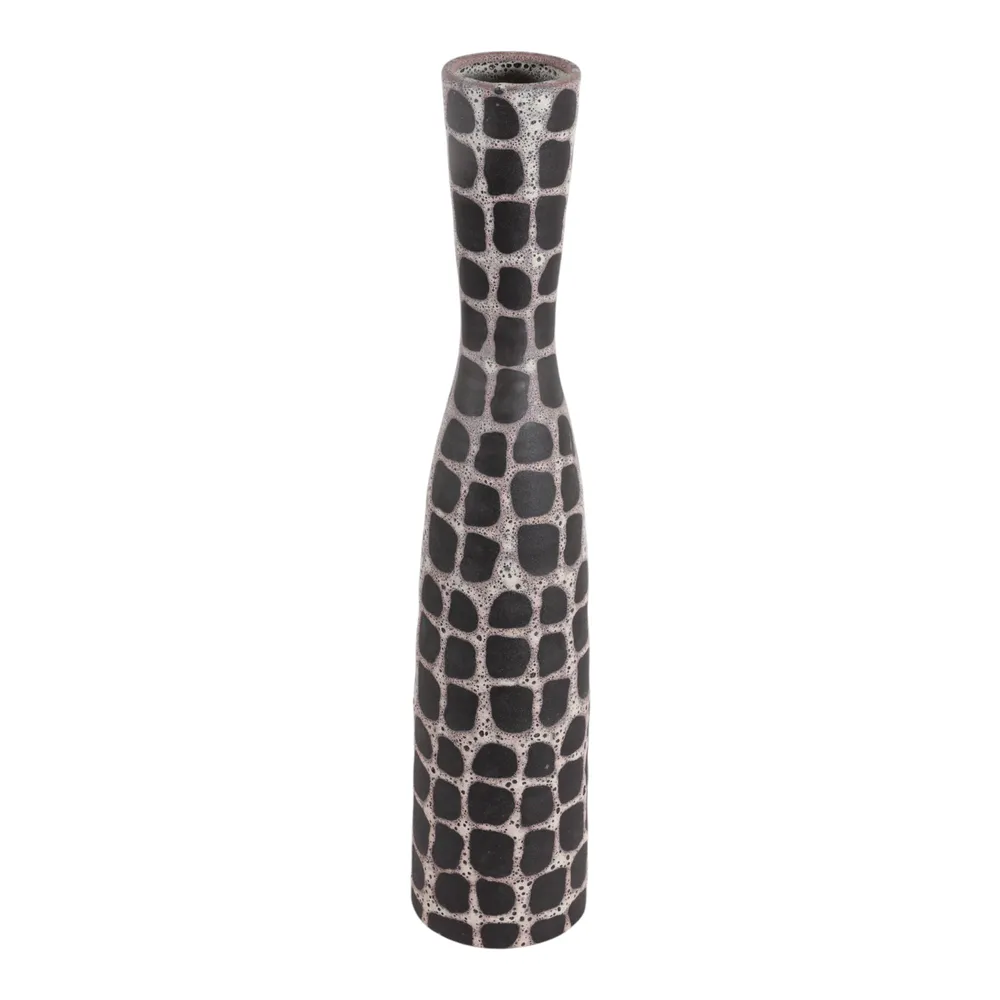GAINES BLACK VASE 25 (IN)